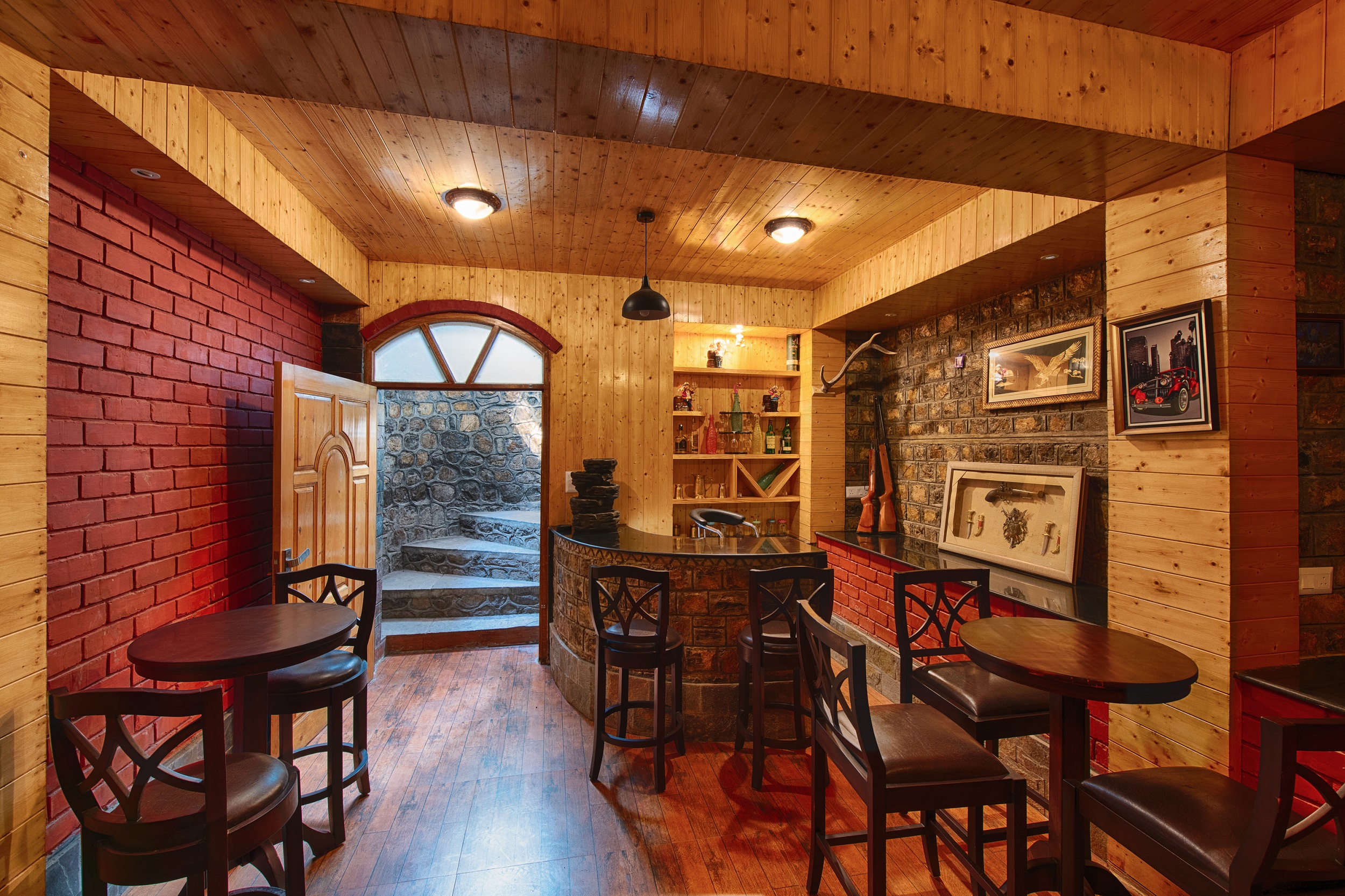 Comfortable resort stay with nature views
